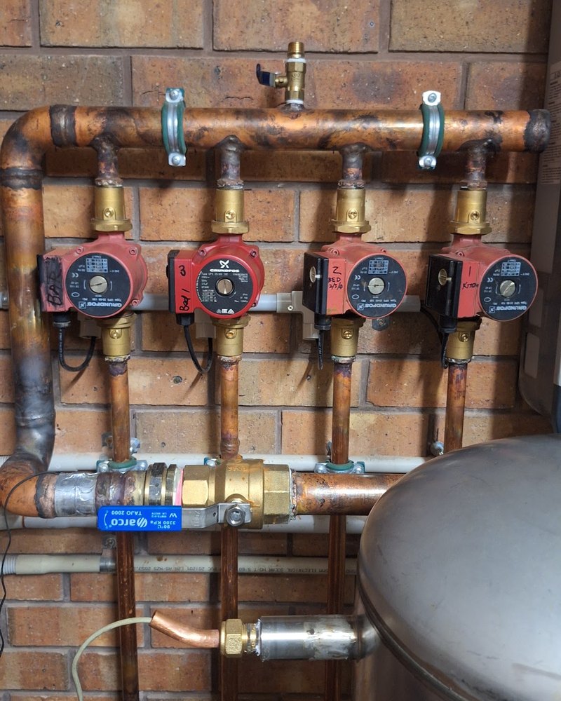 Circulating Pump Manifold — Vine Coast Plumbing